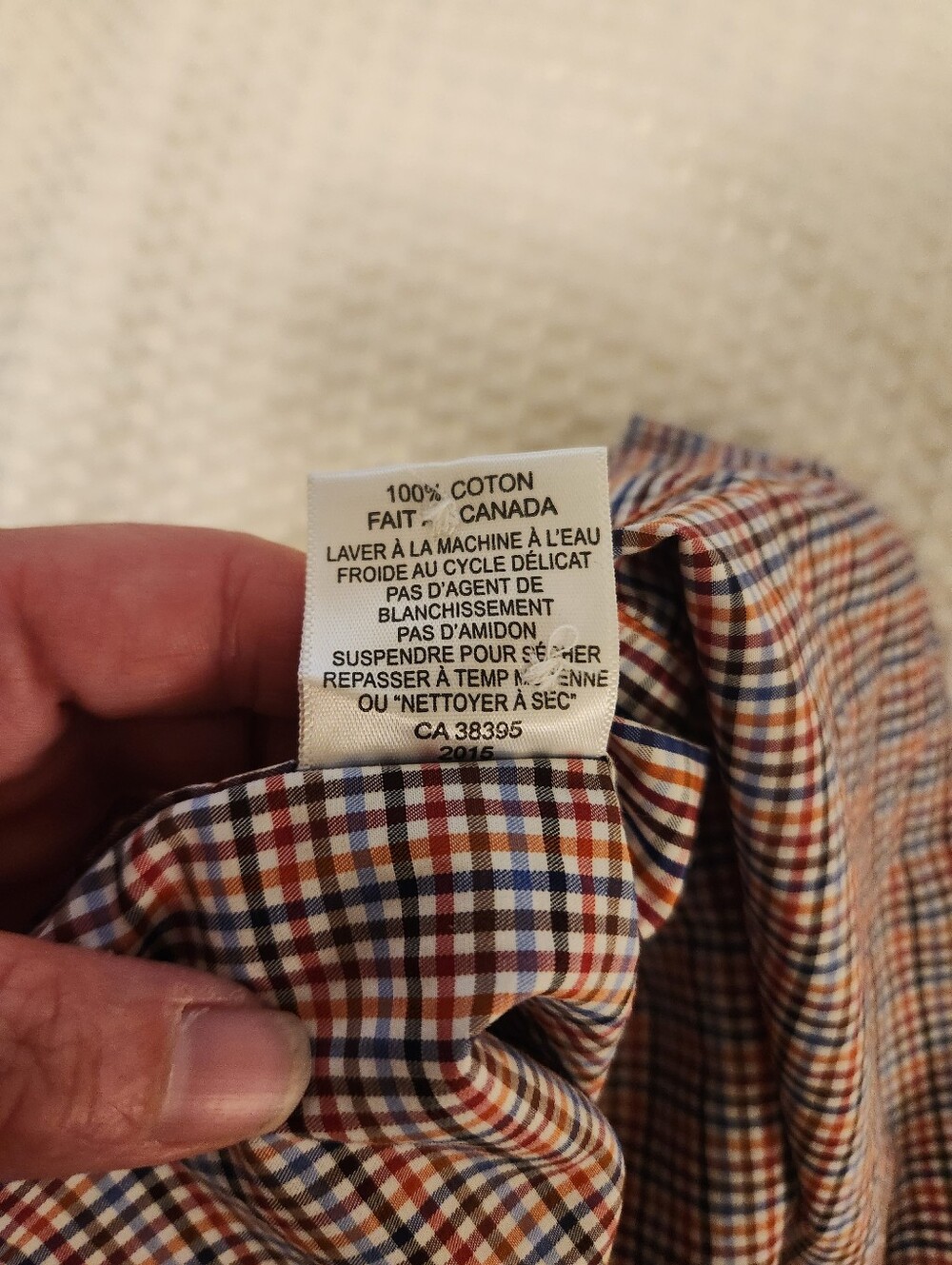Harry Rosen Bespoke Custom Tailored Men's Button Down Shirt - Picture 10 of 13